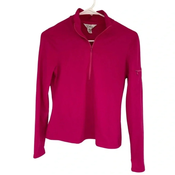 Lilly Pulitzer Tops - Lilly Pulitzer Vintage Pink Half Zip Pullover